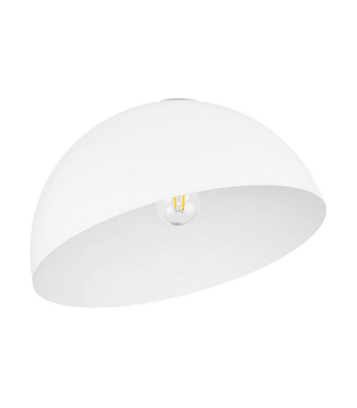 Onia 40cm Bowl Semi Flush Ceiling Light Sandy White E27 1x12W-1