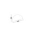 Onia 40cm Bowl Semi Flush Ceiling Light Sandy White E27 1x12W-6