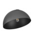 Onia 40cm Bowl Semi Flush Ceiling Light Dark Grey Sandy Black E27 1x12W-1