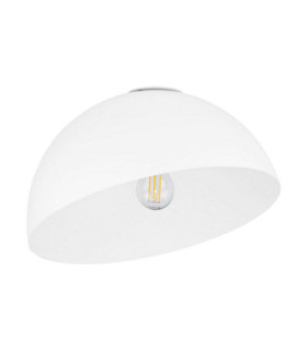 Onia 30cm Bowl Semi Flush Ceiling Light Sandy White E27 1x12W-1