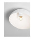 Onia 30cm Bowl Semi Flush Ceiling Light Sandy White E27 1x12W-5