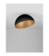 Onia 50cm Bowl Semi Flush Ceiling Light Sandy Black Gold E27 1x12W-3