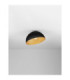 Onia 40cm Bowl Semi Flush Ceiling Light Sandy Black Gold E27 1x12W-4
