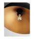 Onia 40cm Bowl Semi Flush Ceiling Light Sandy Black Gold E27 1x12W-5