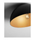 Onia 40cm Bowl Semi Flush Ceiling Light Sandy Black Gold E27 1x12W-6