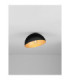 Onia 30cm Bowl Semi Flush Ceiling Light Sandy Black Gold E27 1x12W-4
