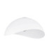 Opsi 50cm Bowl Semi Flush Ceiling Light Sandy White E27 1x12W-1