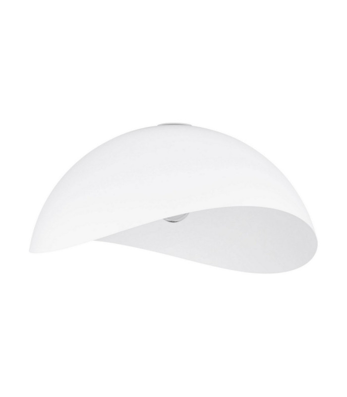 Opsi 50cm Bowl Semi Flush Ceiling Light Sandy White E27 1x12W-1