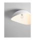 Opsi 50cm Bowl Semi Flush Ceiling Light Sandy White E27 1x12W-6