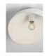 Opsi 40cm Bowl Semi Flush Ceiling Light Sandy White E27 1x12W-5