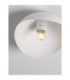 Opsi 30cm Bowl Semi Flush Ceiling Light Sandy White E27 1x12W-5