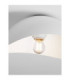 Opsi 30cm Bowl Semi Flush Ceiling Light Sandy White E27 1x12W-6