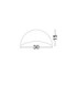 Opsi 30cm Bowl Semi Flush Ceiling Light Sandy White E27 1x12W-7
