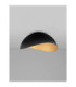 Opsi 50cm Bowl Semi Flush Ceiling Light Sandy Black Gold E27 1x12W-3