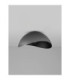 Opsi 50cm Bowl Semi Flush Ceiling Light Dark Grey Sandy Black E27 1x12W-3