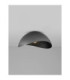 Opsi 50cm Bowl Semi Flush Ceiling Light Dark Grey Sandy Black E27 1x12W-4