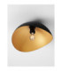 Opsi 40cm Bowl Semi Flush Ceiling Light Sandy Black Gold E27 1x12W-5
