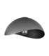 Opsi 40cm Bowl Semi Flush Ceiling Light Dark Grey Sandy Black E27 1x12W-1