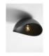 Opsi 40cm Bowl Semi Flush Ceiling Light Dark Grey Sandy Black E27 1x12W-5