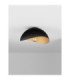 Opsi 30cm Bowl Semi Flush Ceiling Light Sandy Black Gold E27 1x12W-3