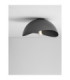 Opsi 30cm Bowl Semi Flush Ceiling Light Dark Grey Sandy Black E27 1x12W-5