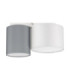 Bryson Surface Mounted Downlight Sandy White Grey E27 2x12W-1