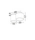 Bryson Surface Mounted Downlight Sandy White Grey E27 2x12W-4