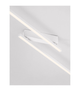 Briana Integrated LED Semi Flush Ceiling Light Sandy White Triac Dimmable LED 39W 2245lm 3000K-2