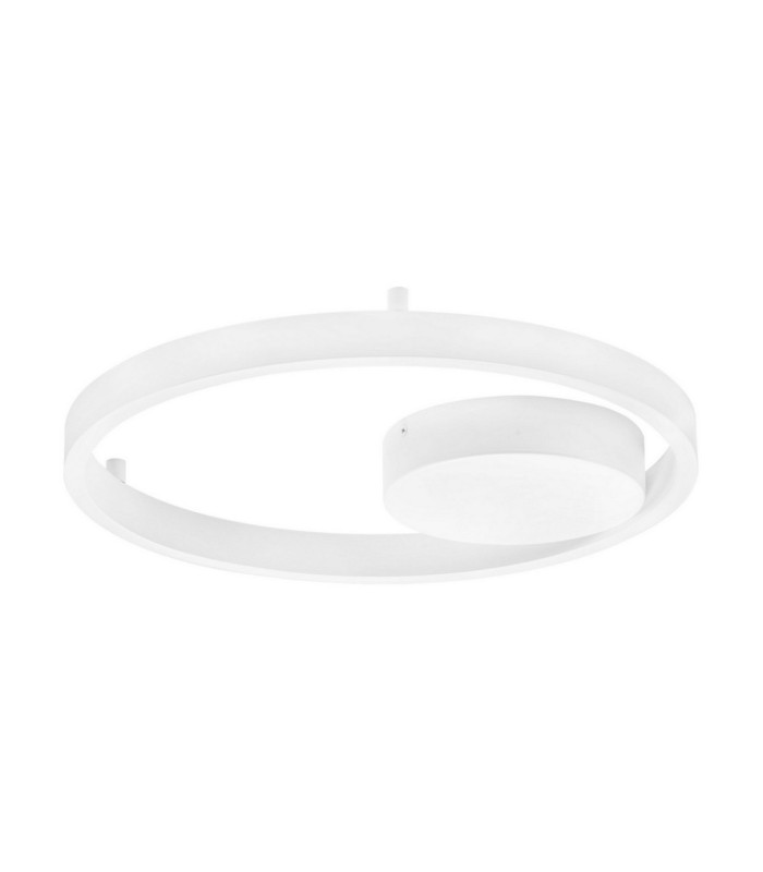 Hedra Integrated LED Semi Flush Ceiling Light Sandy White Triac Dimmable LED 40W 3369lm 3000K-1