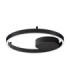 Hedra Integrated LED Semi Flush Ceiling Light Sandy Black Triac Dimmable LED 40W 3369lm 3000K-1