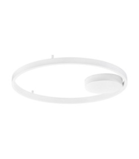 Hedra Integrated LED Semi Flush Ceiling Light Sandy White Triac Dimmable LED 60W 4999lm 3000K-1