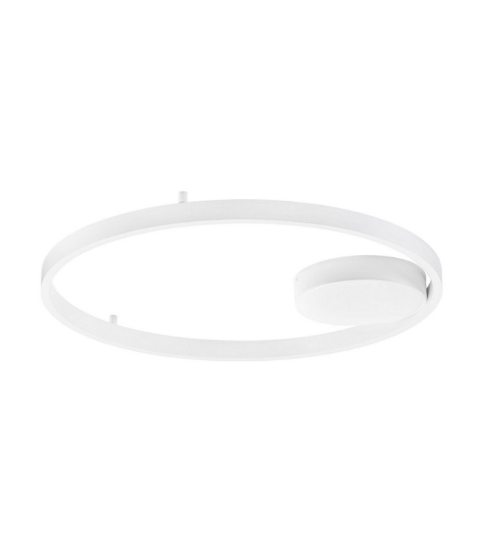 Hedra Integrated LED Semi Flush Ceiling Light Sandy White Triac Dimmable LED 60W 4999lm 3000K-1