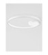 Hedra Integrated LED Semi Flush Ceiling Light Sandy White Triac Dimmable LED 60W 4999lm 3000K-3