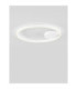 Hedra Integrated LED Semi Flush Ceiling Light Sandy White Triac Dimmable LED 60W 4999lm 3000K-4