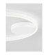 Hedra Integrated LED Semi Flush Ceiling Light Sandy White Triac Dimmable LED 60W 4999lm 3000K-5