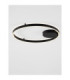 Hedra Integrated LED Semi Flush Ceiling Light Sandy Black Triac Dimmable LED 60W 4999lm 3000K-4