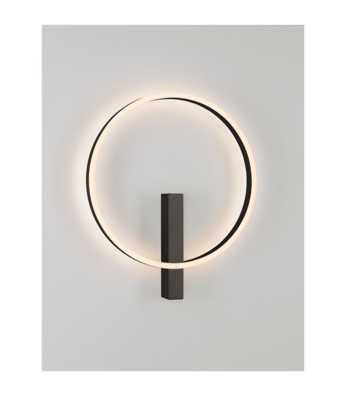 Semper Integrated LED Wall Lamp Sandy Black Triac Dimmable LED 29W 975lm 2700-3000-4000K CCT-7
