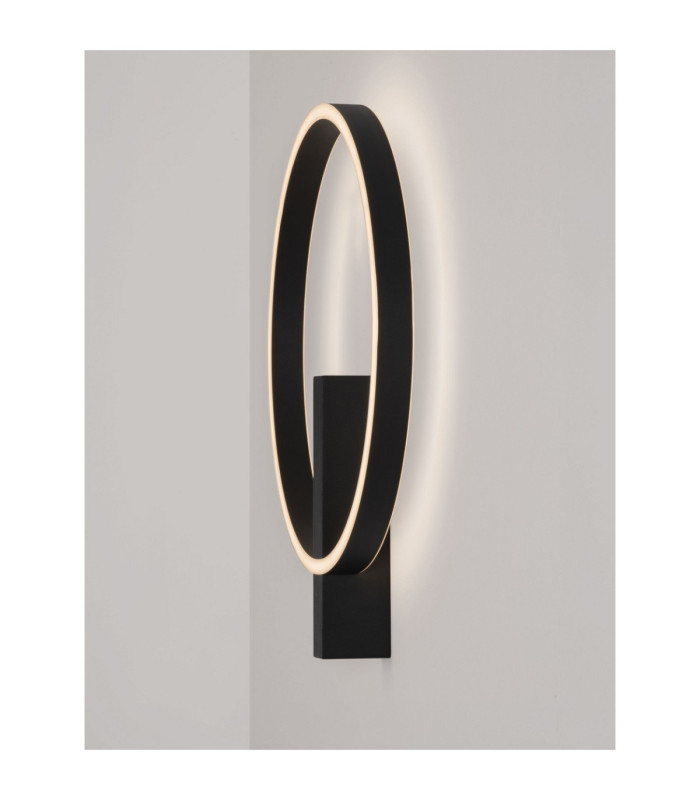Semper Integrated LED Wall Lamp Sandy Black Triac Dimmable LED 29W 975lm 2700-3000-4000K CCT-8