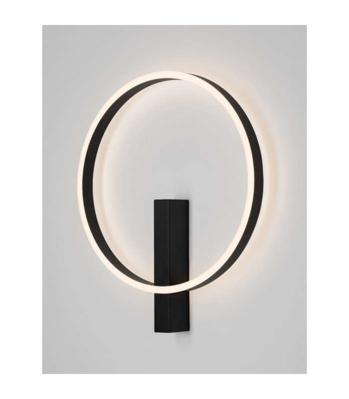 Semper Integrated LED Wall Lamp Sandy Black Triac Dimmable LED 29W 975lm 2700-3000-4000K CCT-9
