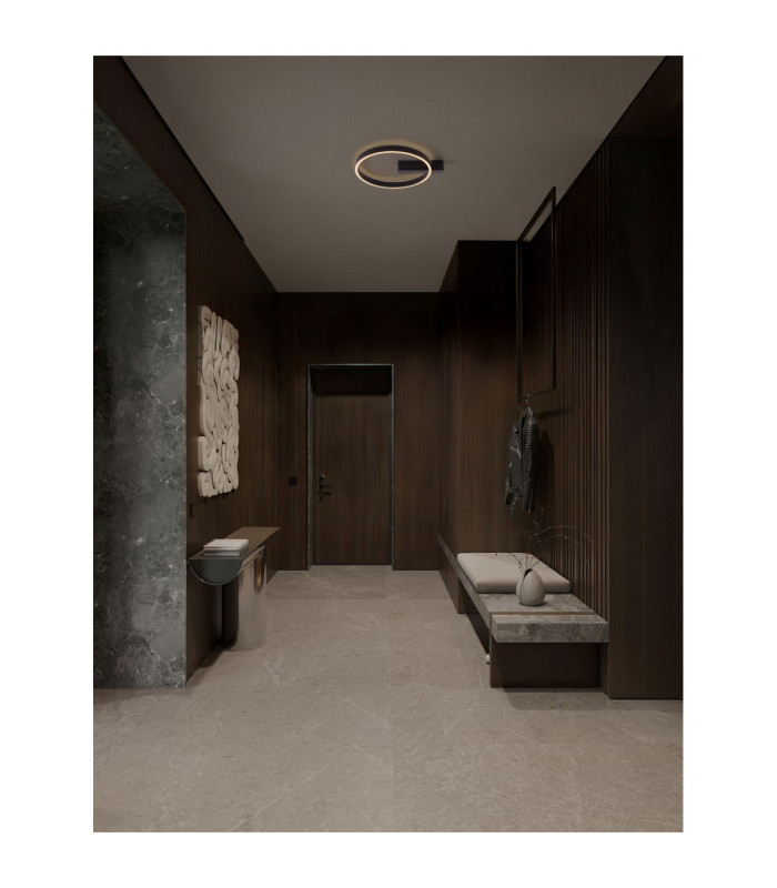 Semper Integrated LED Wall Lamp Sandy Black Triac Dimmable LED 29W 975lm 2700-3000-4000K CCT-10