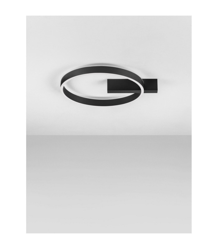 Semper Integrated LED Wall Lamp Sandy Black Triac Dimmable LED 29W 975lm 2700-3000-4000K CCT-12