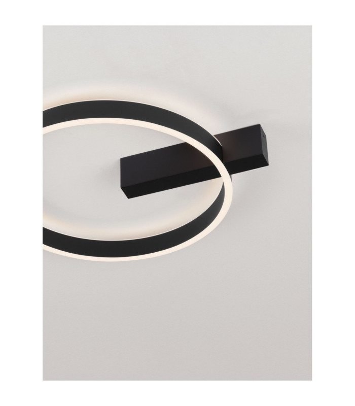 Semper Integrated LED Wall Lamp Sandy Black Triac Dimmable LED 29W 975lm 2700-3000-4000K CCT-14