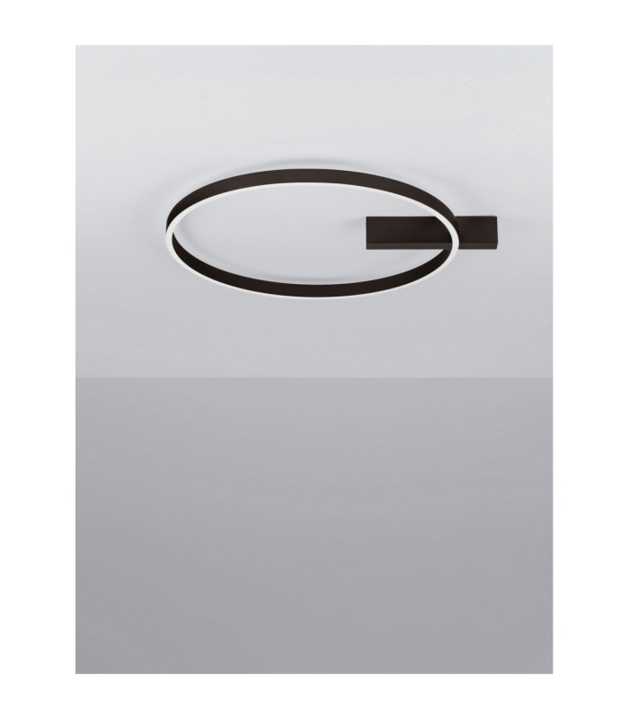 Semper Integrated LED Wall Lamp Sandy Black Triac Dimmable LED 47W 1440lm 2700-3000-4000K CCT