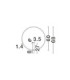 Semper Integrated LED Wall Lamp Sandy Black Triac Dimmable LED 47W 1440lm 2700-3000-4000K CCT