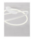 Kiklos Integrated LED Semi Flush Ceiling Light Sandy White Triac Dimmable LED 42W 1923lm 3000K-5
