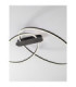 Kiklos Integrated LED Semi Flush Ceiling Light Sandy Black Triac Dimmable LED 42W 1923lm 3000K-5