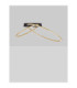 Kiklos Integrated LED Semi Flush Ceiling Light Brass Gold Triac Dimmable LED 42W 1923lm 3000K-3