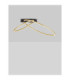 Kiklos Integrated LED Semi Flush Ceiling Light Brass Gold Triac Dimmable LED 42W 1923lm 3000K-4