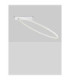 Kiklos Integrated LED Semi Flush Ceiling Light Sandy White Triac Dimmable LED 30W 1250lm 3000K-4