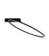 Kiklos Integrated LED Semi Flush Ceiling Light Sandy Black Triac Dimmable LED 30W 1250lm 3000K-1